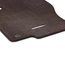 Velours floor mats espresso brown GLE W166 original Mercedes-Benz | A16668000488T47-GLE