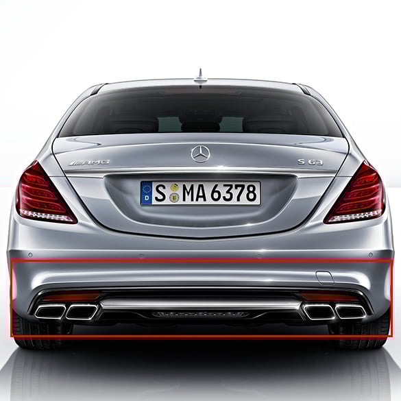 AMG Diffuser Exhaust S-Class W222 retrofit package genuine Mercedes-Benz