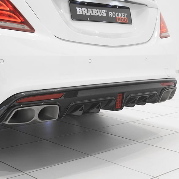 Brabus rear diffuser | S63  S65 AMG | Mercedes-Benz S-Class W222  | Brabus-Heckdiffusor-W222