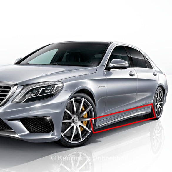 S 63 AMG side skirts S-Class W222 original Mercedes-Benz