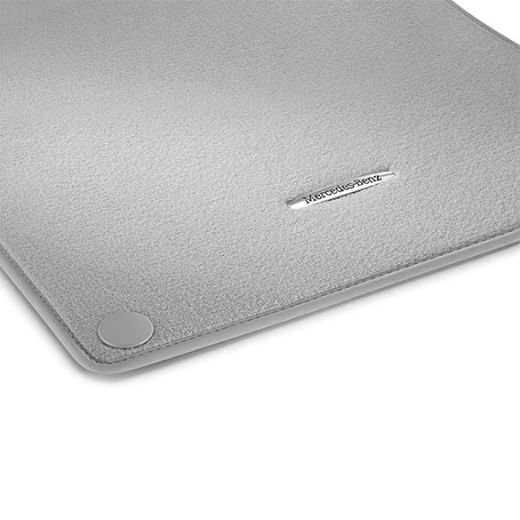 Velour floor mats crystal grey 4-piece | S-Class Maybach X222 | genuine Mercedes-Benz | A2226807102 7N99