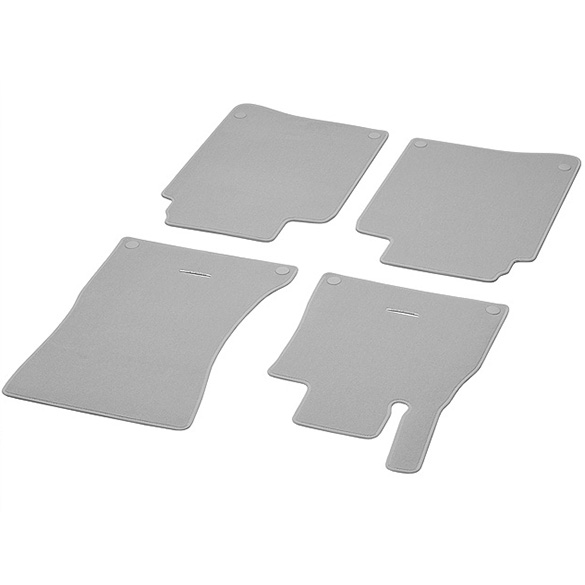 Velour floor mats crystal grey 4-piece S-Class Maybach X222 genuine Mercedes-Benz