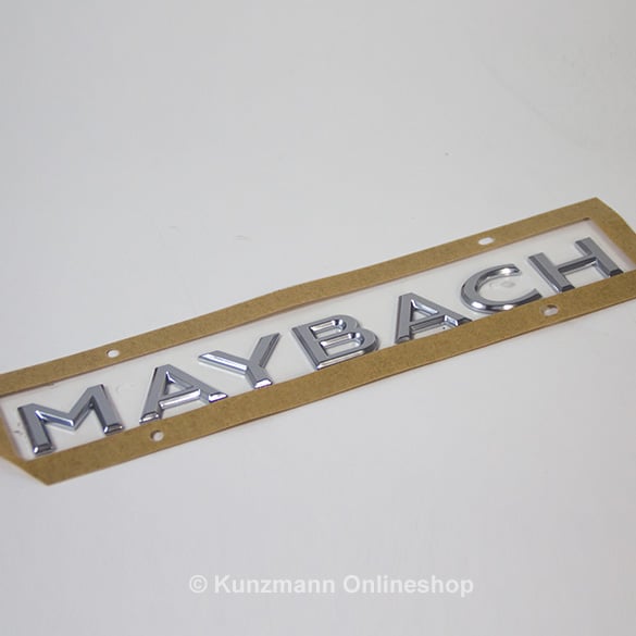 Maybach logo lettering rear lid S-Class X222 Original Mercedes-Benz