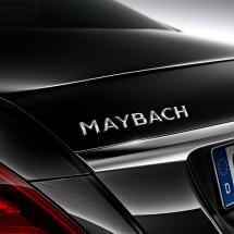 Maybach logo lettering rear lid | S-Class X222 | Original Mercedes-Benz | A2228173300