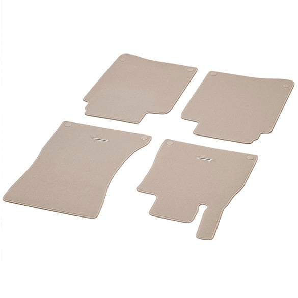 Velour floor mats silk beige 4-piece | S-Class Maybach X222 | genuine Mercedes-Benz | A2226807102 8S84