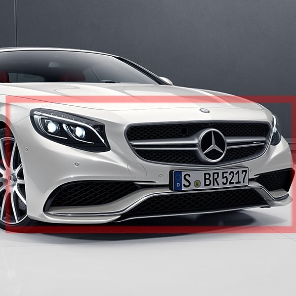 S 63 AMG front bumper S-Class Coupe & Cabriolet genuine Mercedes-Benz | S63-217-Front
