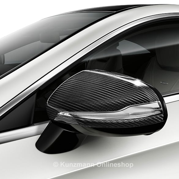 Carbon mirror caps set S-Class Coupé C217 genuine Mercedes-Benz | C217-Carbonspiegel