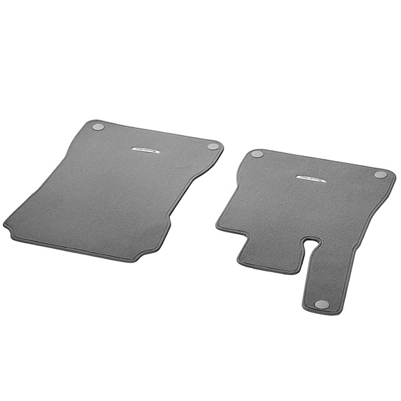 Velour floor mats flannel grey 2-piece SL R231 genuine Mercedes-Benz