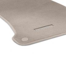 Velours car mats almond beige E-Class W213 Genuine Mercedes-Benz | A2136803505 8U20