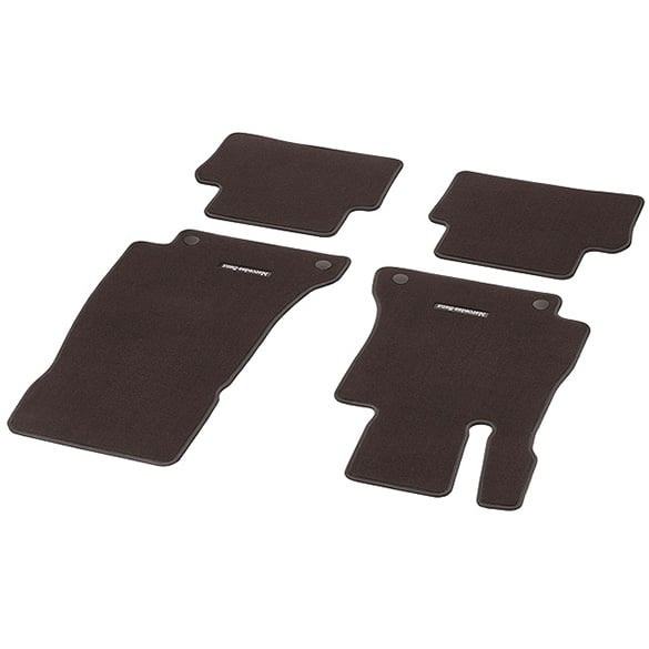 Velours car mats espresso brown E-Class W213 Genuine Mercedes-Benz