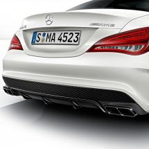 Exhaust Tips CLA 45 AMG Performance | Night Package | CLA W117 | genuine Mercedes-Benz | W117-AMG-Night-PF-Blenden