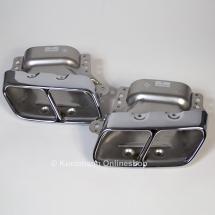 CLA 45 AMG Performance Exhaust Tips CLA W117 genuine Mercedes-Benz | W117-AMG-PF-Blenden