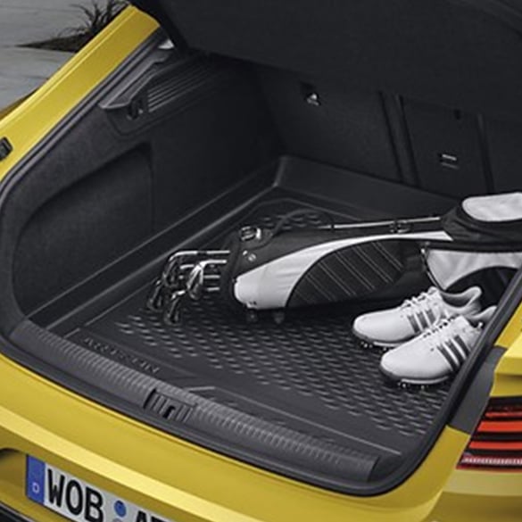 Luggage space tub high black plastic Arteon genuine Volkswagen  