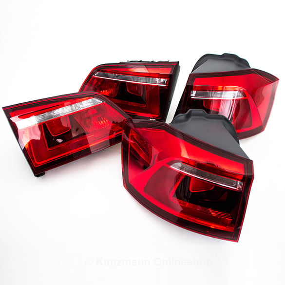 Genuine Volkswagen taillights darkened Golf Sportsvan