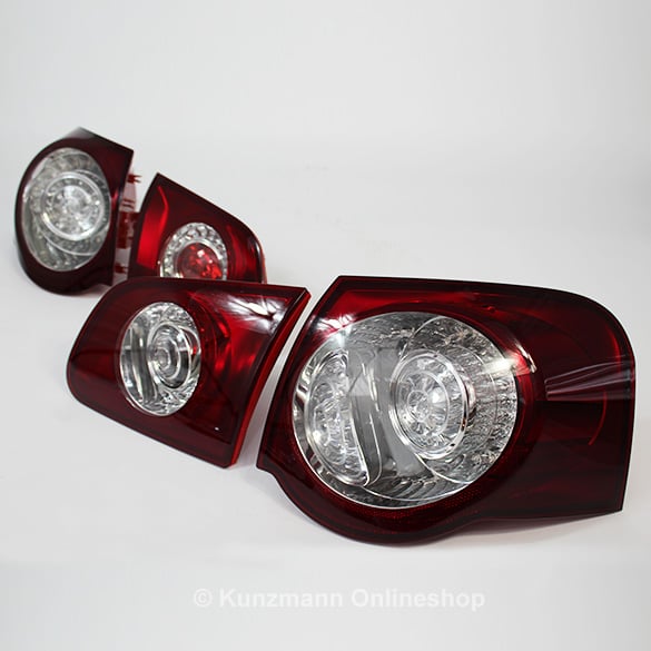 LED rear light Set R36 candy red VW Passat 3C station wagon Genuine Volkswagen