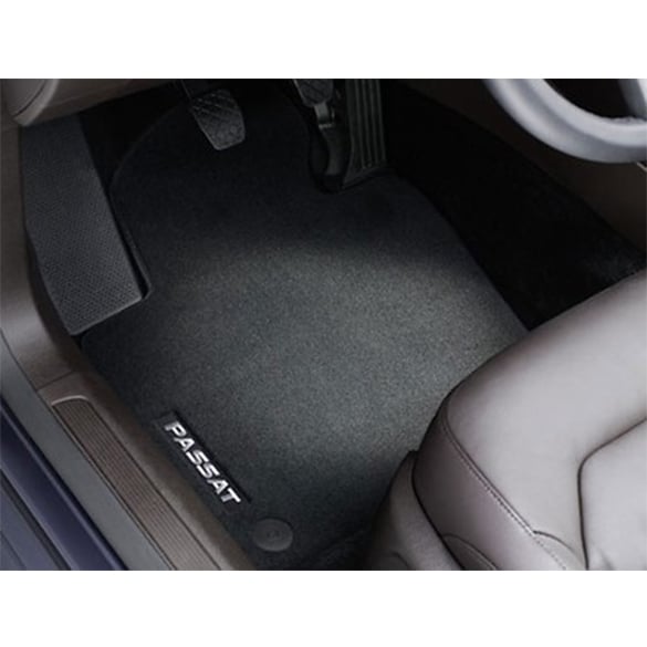 velours floor mats Passat B8 premium with lettering 4 pieces genuine Volkswagen 