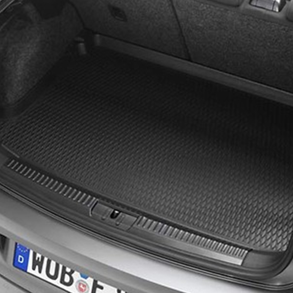 Luggage space tub black flat elevated load floor VW Polo 6R V VI genuine Volkswagen  