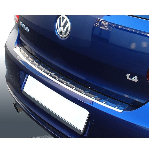 Rear bumper protector VW Polo 5 V Schaetz Tuning stainless steel for Volkswagen Polo