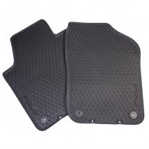 Volkswagen car rubber floor mats Polo 6R original black 6R1061502 82V | 6R1061502 82V