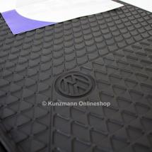 Volkswagen car rubber floor mats Transporter T4 original black | 701061501A041