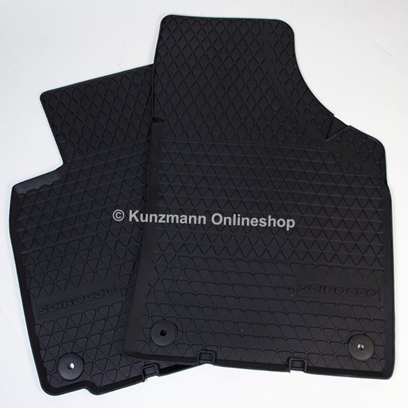 Volkswagen car rubber floor mats VW Scirocco original black