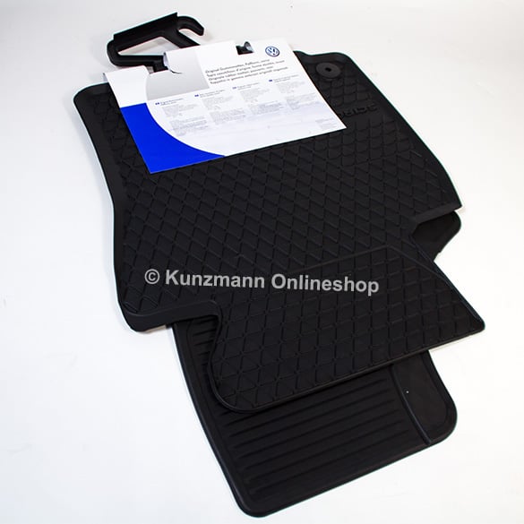 South setup compile Volkswagen car rubber floor mats | VW Scirocco | original black