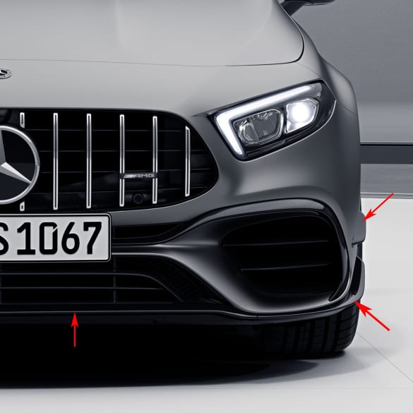 A 45 AMG Aero Frontspoiler & Flaps A-Klasse W177 Original Mercedes-Benz | A45-front-aero A 45 AMG Aero Frontspoiler & Flaps A-Klasse W177 Original Mercedes-Benz | A45-front-aero