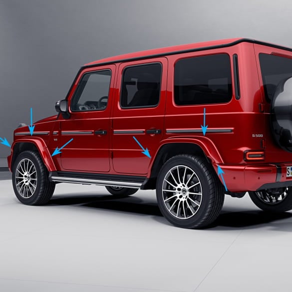AMG Radlaufverbreiterungen Vorder- & Hinterachse G-Klasse Facelift 463A Original Mercedes-Benz