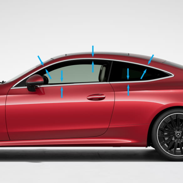 Zierleisten Fenster Chrom CLE Coupé C236 Original Mercedes-Benz | Zierleisten-Fenster-chrom-C236