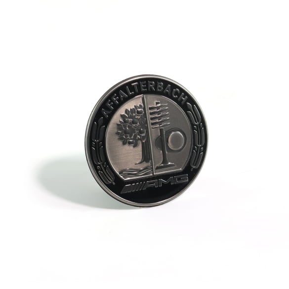 AMG Emblem dunkelchrom Affalterbach Motorhaube Original Mercedes-AMG | A0008177109 AMG Emblem dunkelchrom Affalterbach Motorhaube Original Mercedes-AMG | A0008177109