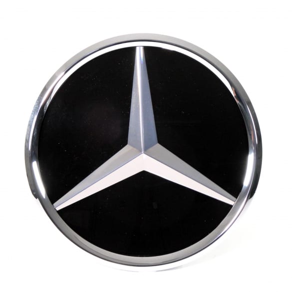 Glanz schwarz mercedes Benz 3 Punkt Stern Emblem Abzeichen für c