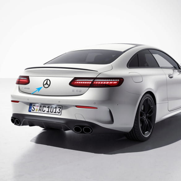 Mercedes Stern dark Chrom Heckklappe E-Klasse C238 Coupé Grundplatte grundiert Mercedes-Benz