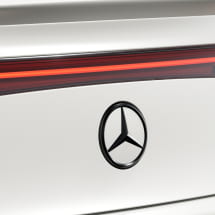 Schwarzer Mercedes Stern Heckklappe EQS Mercedes-Benz | A2578109901 9999-V297
