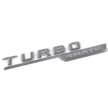 Schriftzug Turbo 4Matic Dark Chrome Kotflügel Original Mercedes-AMG | A1778178900/9100