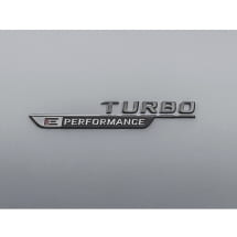 Schriftzug Turbo E-Performance Dark Chrome Kotflügel Original Mercedes-AMG | A2548173000/3100