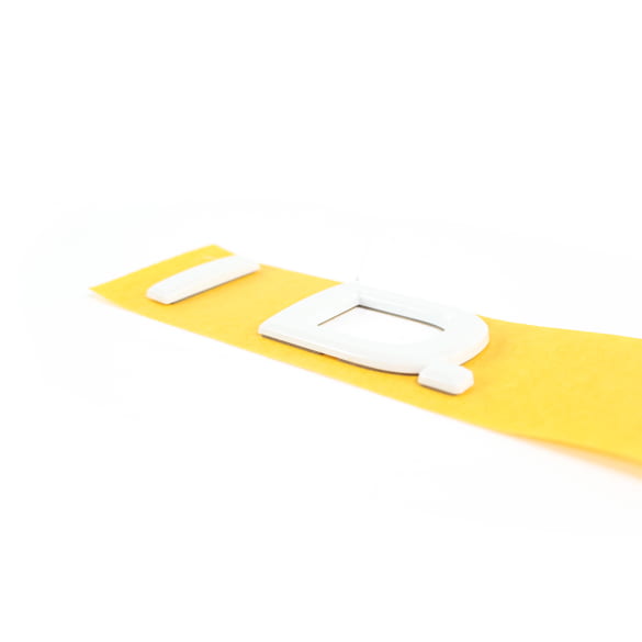 VW ID.Buzz Schriftzug Emblem Heckklappe Weiß Original Volkswagen | 1T3853687A C9A VW ID.Buzz Schriftzug Emblem Heckklappe Weiß Original Volkswagen | 1T3853687A C9A