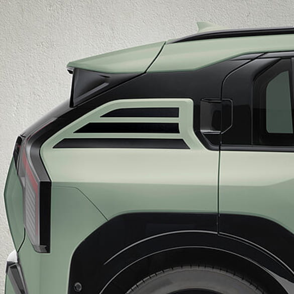 Zierstreifen Folien Satz C-Säule Schwarz KIA EV3 Original KIA