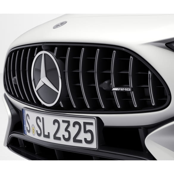 AMG Panamericana Kühlergrill Streben schwarz chrom SL R232