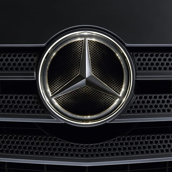 Beleuchteter Mercedes-Benz Stern Actros 4 5 Antos Arocs