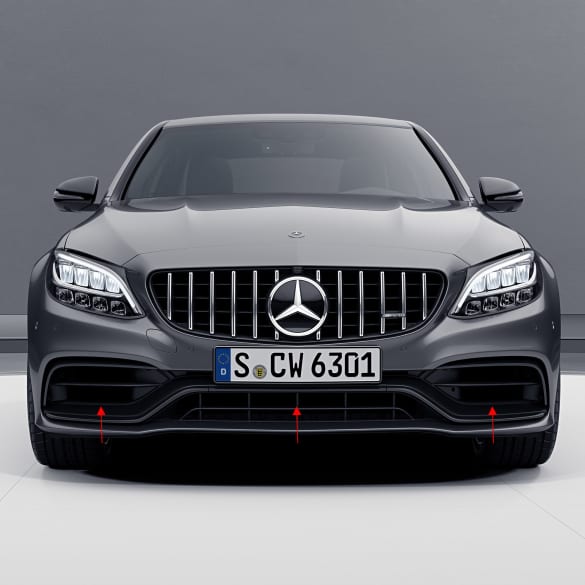 C 63 AMG Gitter Frontschürze Air Intake Facelift C-Klasse 205 Original Mercedes-Benz