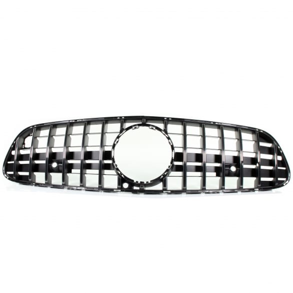 Schwarz Chrom Panamericana Kühlergrill AMG GT 190 Schwarz | AMG-GT-dark-grill Schwarz Chrom Panamericana Kühlergrill AMG GT 190 Schwarz | AMG-GT-dark-grill
