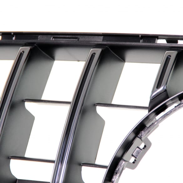 Schwarz Chrom Panamericana Kühlergrill AMG GT 190 Schwarz | AMG-GT-dark-grill Schwarz Chrom Panamericana Kühlergrill AMG GT 190 Schwarz | AMG-GT-dark-grill