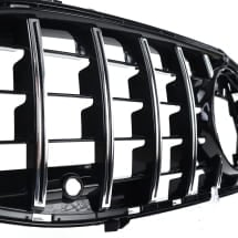 Panamericana Kühlergrill CLA Shooting Brake X118 chrom schwarz CHROMETEC | W118-PA-KG-X118