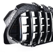 Panamericana Kühlergrill A-Klasse W177 chrom schwarz CHROMETEC | W177-PA-KG-K-W177