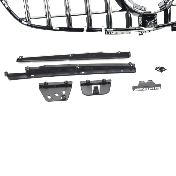 Panamericana Kühlergrill V-Klasse W447 MoPf 1 chrom schwarz CHROMETEC | V-447-PA-KG-FL