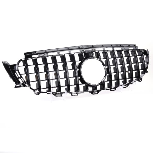 Panamericana Kühlergrill E-Klasse Limousine W213 schwarz CHROMETEC