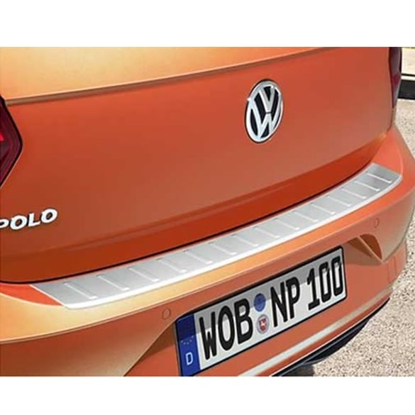 Edelstahl Ladekantenschutz für VW Polo 5 6C Cross 5 Jahre Garantie