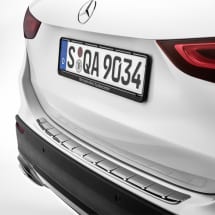 Ladekantenschutz Edelstahl schwarz graphit für Mercedes GLA II  H247 ab 02.2020