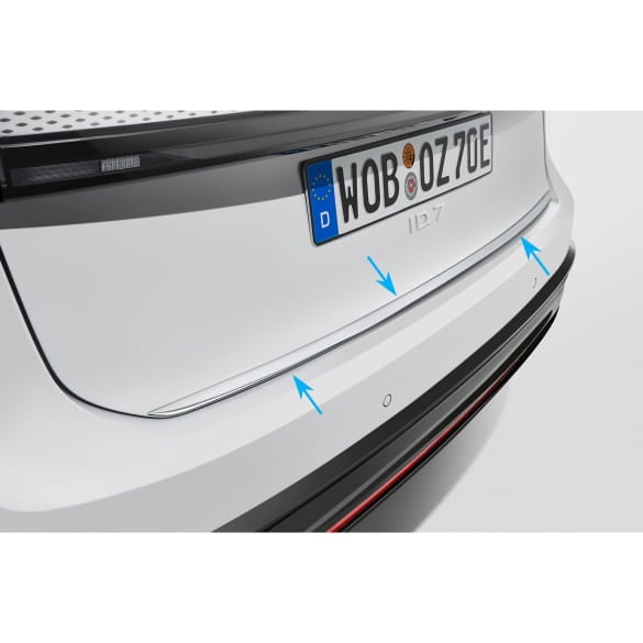 Ladekantenschutz für VW Golf 7 Variant Kombi Alltrack Edelstahl Abkantung