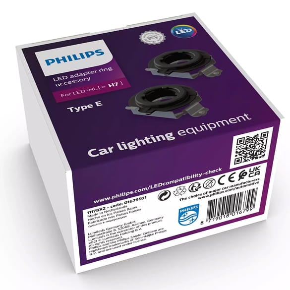 Philips Ultinon Pro6000 H7-LED Adapter Typ E